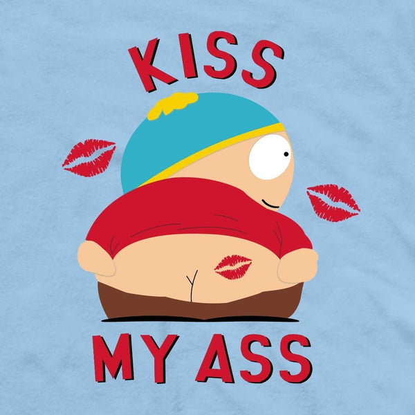 South Park Cartman Kiss My Ass Adult Short Sleeve T-Shirt