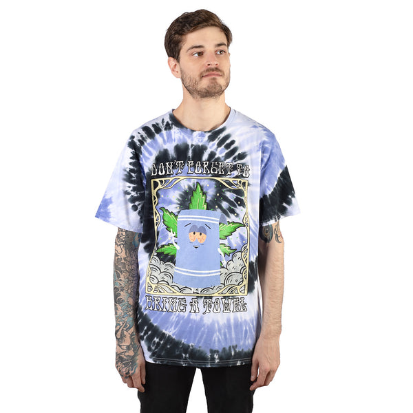 South Park Towelie Don't Forget to Bring a Towel Tie-Dye T-Shirt