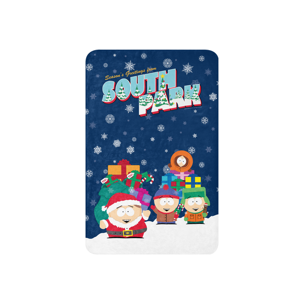 South Park Weihnachtsgrüße Sherpa-Decke