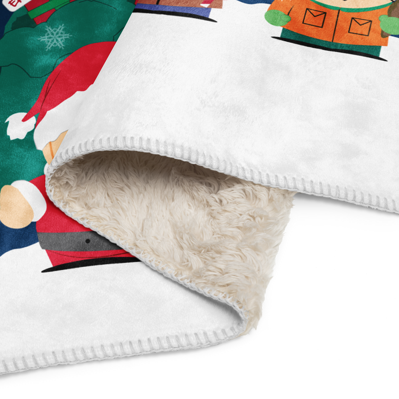 South Park Season Greetings Sherpa Blanket