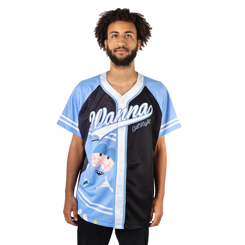 South Park Towelie Wanna Get High? 420 Baseball Jersey