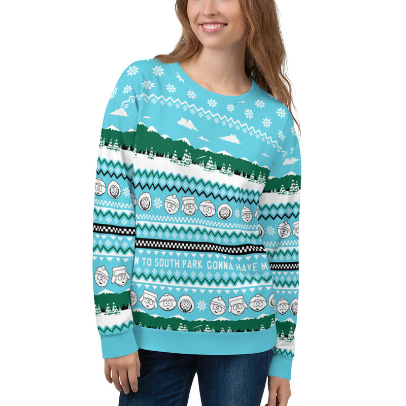 South Park Holiday Sweatshirt mit Rundhalsausschnitt