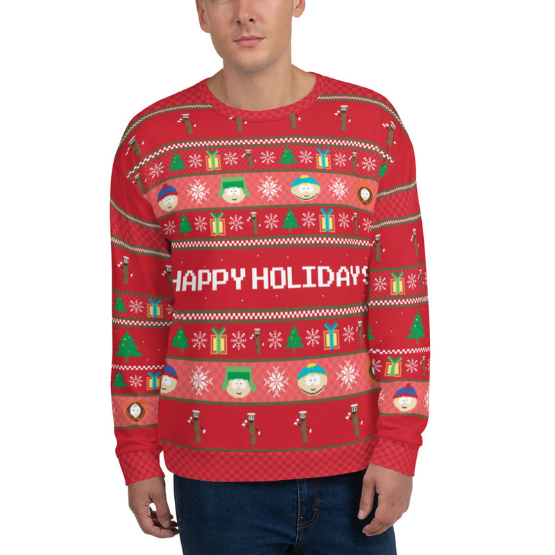 South Park Happy Holidays Ugly Sweatshirt