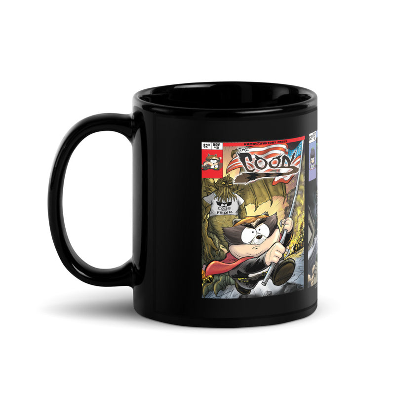 South Park Comic Book Black Glossy Mug