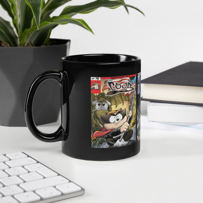 South Park Comic Book Black Glossy Mug