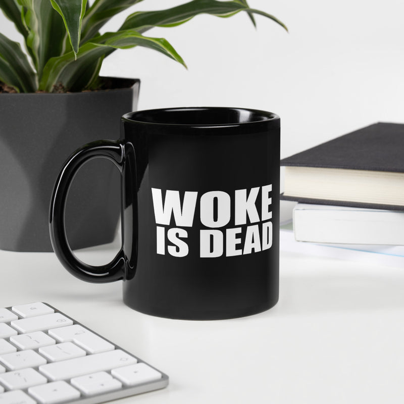 South Park Woke Is Dead Black Glossy Mug