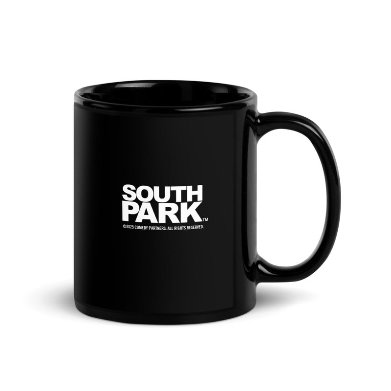South Park Satan I'm Not In The Mood Black Glossy Mug