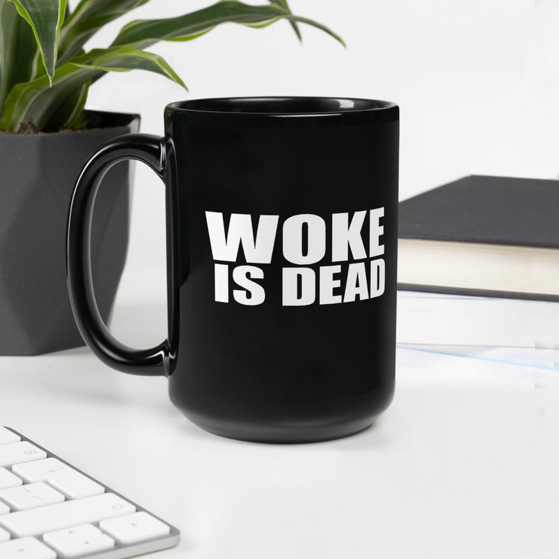 South Park Woke Is Dead Black Glossy Mug