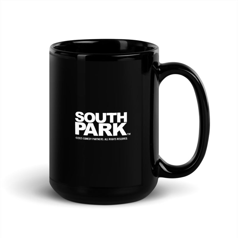 South Park Satan I'm Not In The Mood Black Glossy Mug