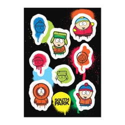 South Park Spray Paint Sticker Sheet