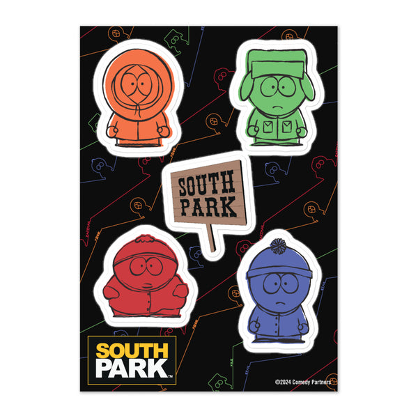 South Park Boys Sticker Sheet