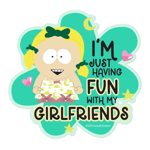 South Park Marjorine With My Girlfriends Die-Cut Sticker