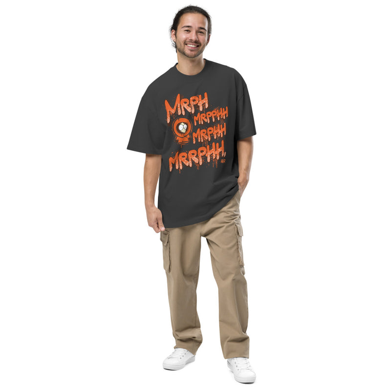 South Park Kenny Mrph, Mrpphh Graffiti Oversized T-Shirt