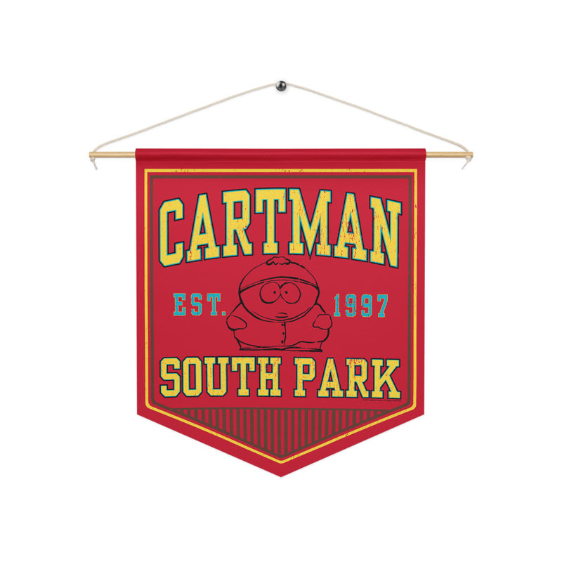 South Park Cartman Pennant White