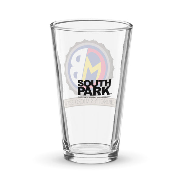 South Park Crunchy's Micro Brew Shaker Pint Glass