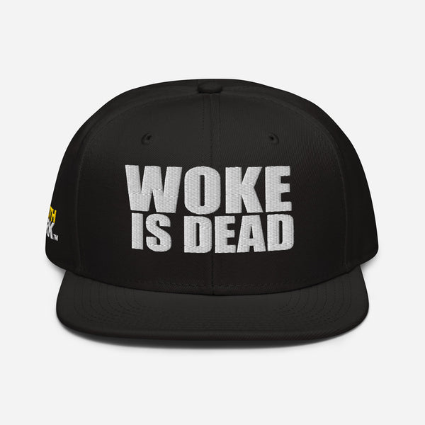 South Park Woke Is Dead Embroidered Snapback Hat Black