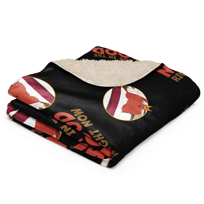 South Park Satan I'm Not In The Mood Premium Sherpa Blanket
