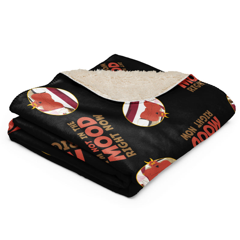 South Park Satan I'm Not In The Mood Premium Sherpa Blanket
