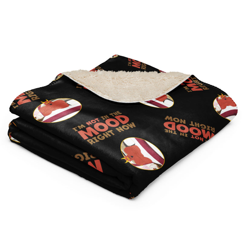 South Park Satan I'm Not In The Mood Premium Sherpa Blanket