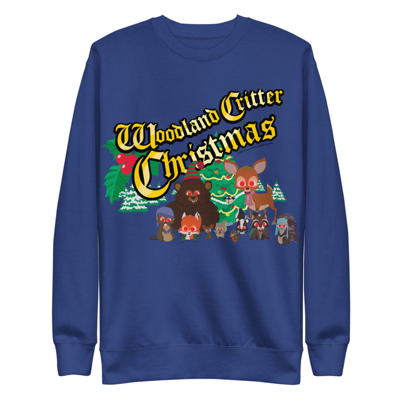 South Park Crewneck Woodland Critter Christmas Team Royal