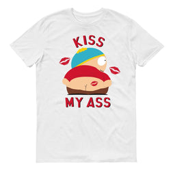 South Park Cartman Kiss My Ass Adult Short Sleeve T-Shirt