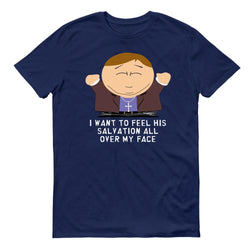 South Park Cartman "Salvation All Over My Face" T-Shirt für Erwachsene