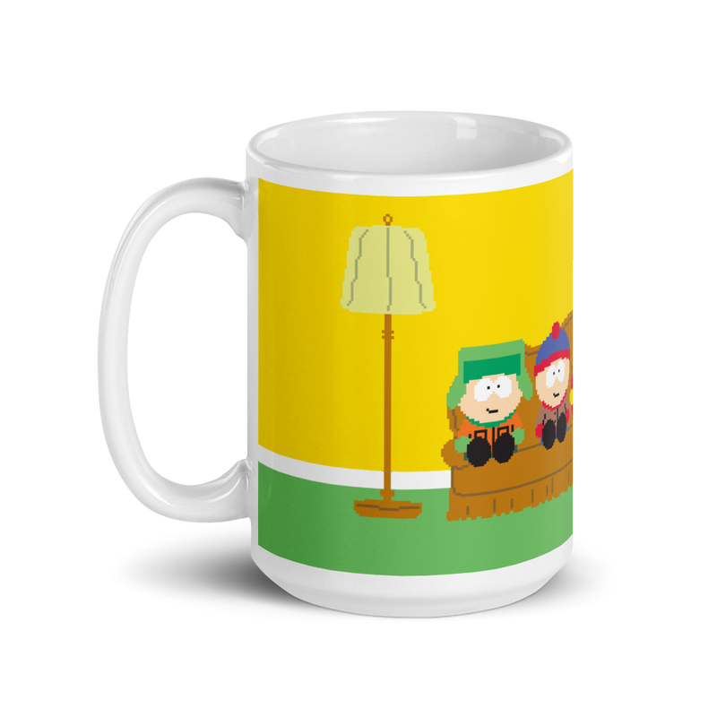 South Park 8-Bit Couch White Mug
