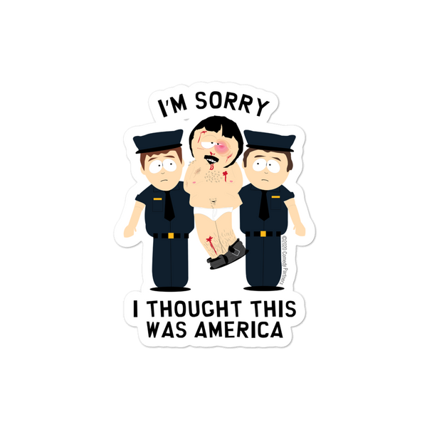 South Park Randy I Thought This Was America Die Cut Aufkleber