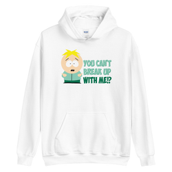 South Park Butters Kapuzen-Sweatshirt „you can't break up with me“.