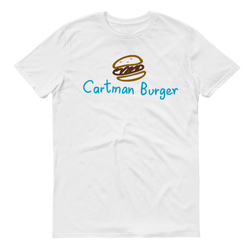 South Park Cartman Burger T-Shirt mit kurzen Ärmeln für Erwachsene