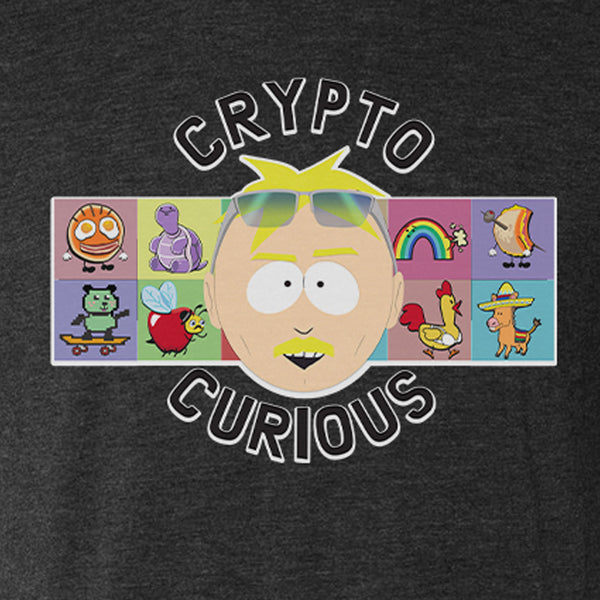 South Park Butters Crypto Curious Adult Tri-Blend T-Shirt