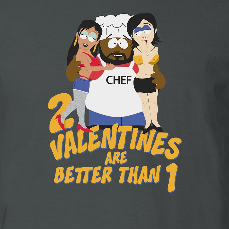 South Park Chef 2 Valentine's Is Better Than 1 Kurzarm T-Shirt