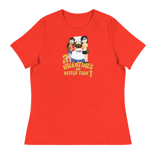 South Park Chef 2 Valentine's Is Better Than 1 Women's T-Shirt