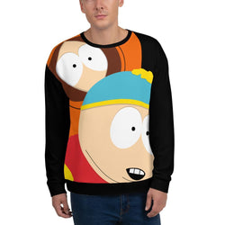 South Park Cartman & Kenny Sweatshirt mit durchgehendem Print für Erwachsene
