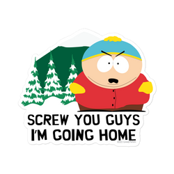 South Park Cartman Schrauben Sie Ihre Jungs gestanzter Aufkleber