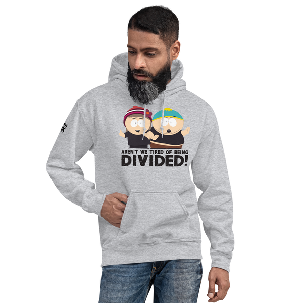 South Park Aren't We Tired of Being Divided Fleece Crewneck Sweatshirt