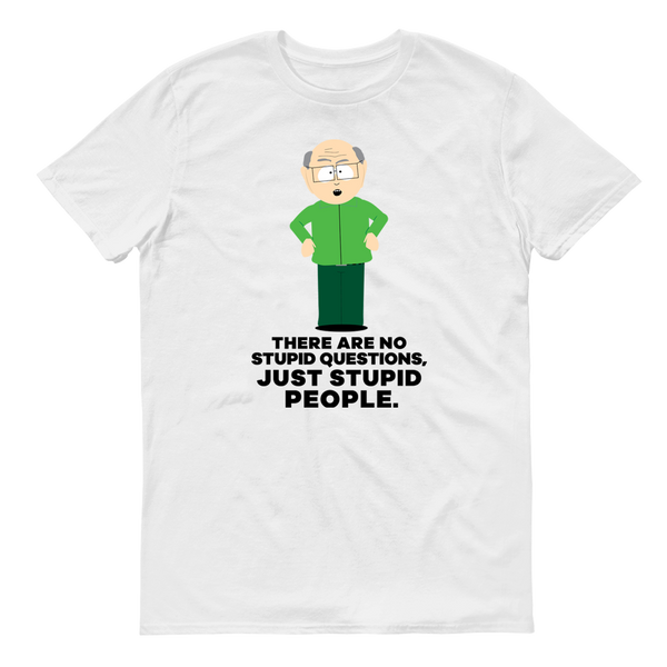 South Park Mr. Garrison Stupid People Adult Short Sleeve T-Shirt