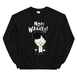 South Park Gothic Michael "No Way" Fleece-Sweatshirt mit Rundhalsausschnitt