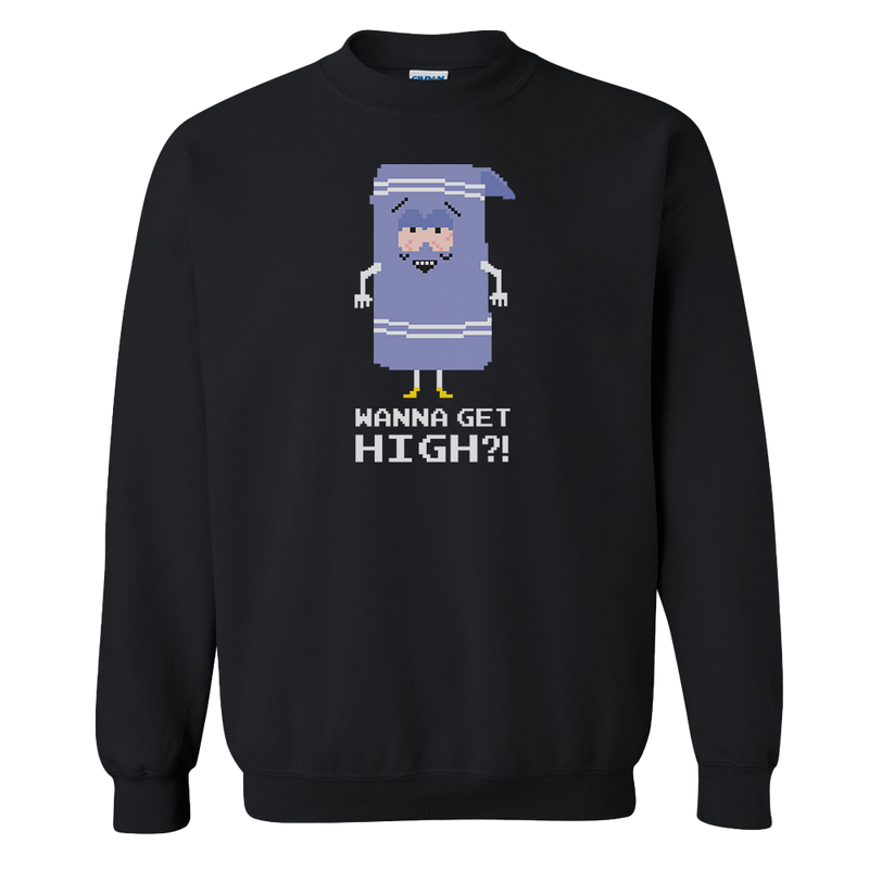 South Park Towelie Wanna Get High Crewneck Sweatshirt