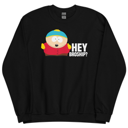 South Park Cartman Hey Broship Fleece-Sweatshirt mit Rundhalsausschnitt