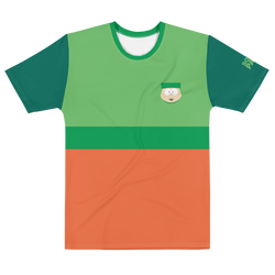 South Park Kyle Colour Block Unisex Kurzarm T-Shirt