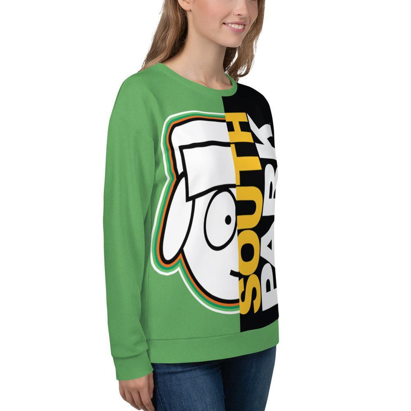 South Park Split Kyle Sweatshirt für Erwachsene mit All-Over-Druck