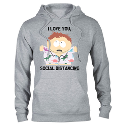 South Park "I Love You, Social Distancing" Fleece Hoodie