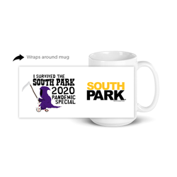 weiße South Park "I Survived The Pandemic Special" Tasse