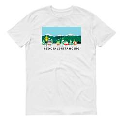 South Park Social Distancing Kurzarm-T-Shirt für Erwachsene