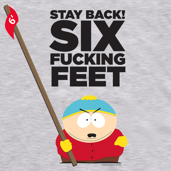 South Park Cartman Sechs Füße zurück Fleece-Kapuzen-Sweatshirt