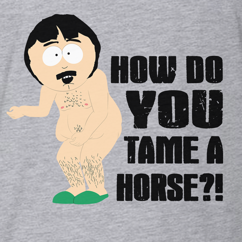 South Park Randy Tame a Horse Adult Short Sleeve T-Shirt
