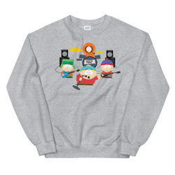 South Park Band-Fleece-Sweatshirt mit Rundhalsausschnitt