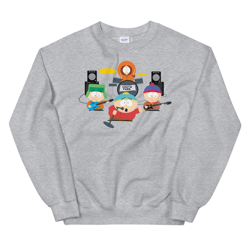 South Park Band Fleece Sweatshirt mit Rundhalsausschnitt