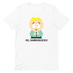 South Park Butters Oh Hamburgers Adult Short Sleeve T-Shirt